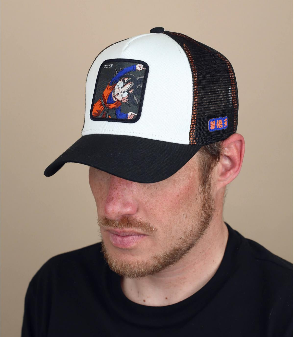 trucker Son Goten schwarz weiß Trucker DBZ Goten trucker Son Goten schwarz weiß Trucker DBZ Goten